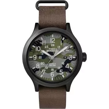 Часы Timex Men s Expedition Scout 40 коричневые/зеленые камуфляжные