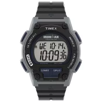 Часы Timex Men s Ironman Endure 30 Shock 42 мм, черный/серебристый оттенок, хронограф.