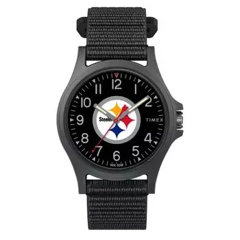 Часы Timex Men s NFL Pride 40 мм, Pittsburgh Steelers, один размер, ремешок