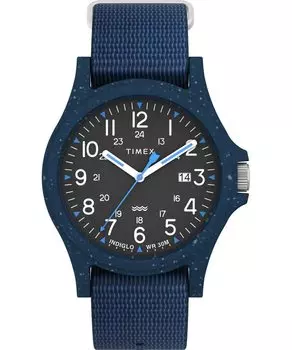 Часы Timex Men s Reclaim Ocean 40 мм, синие/черные, один размер, 40 мм Ocean