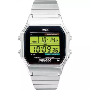 Часы Timex Mens Classic Silvertone Digital