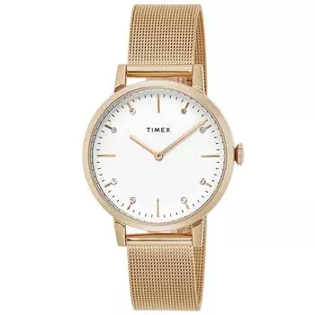 Часы Timex Midtown TW2V37100 серебряный циферблат женские импортные [TIMEX] [Обычный продукт] [Товары]