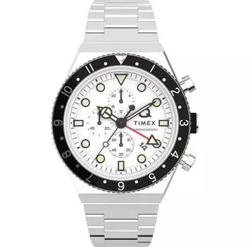 Часы Timex Q Three Time Zone Chronograph TW2V69900