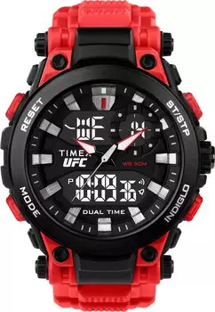 Часы Timex UFC Men s Impact 50 мм, красные/черные/черные. , современное
