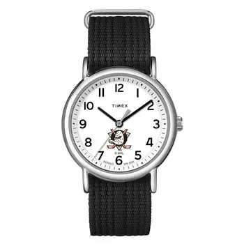 Часы Timex Uni Weekender 38 мм - Anaheim Ducks, однослойный ремешок, черный
