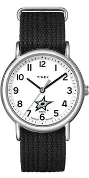Часы Timex Uni Weekender 38 мм - Dallas Stars, однослойный ремешок, черный