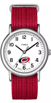 Часы Timex Uni Weekender 38 мм с однослойным ремешком, Carolina Hurricanes, Weekender 38 мм.