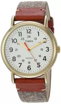 Часы Timex Unisex Weekender 38 мм цвета загар/коричневый/кремовый