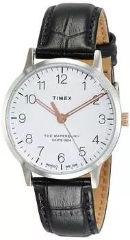 Часы Timex Waterbury Classic 36 мм из черной кожи TW2R72400