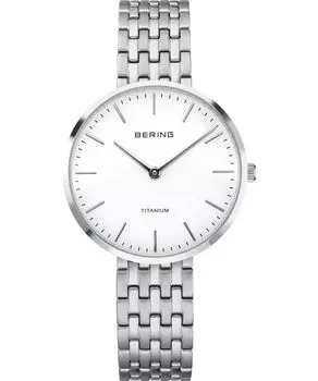 Часы Titanium Link Silver [Behring] 19334-004 белый