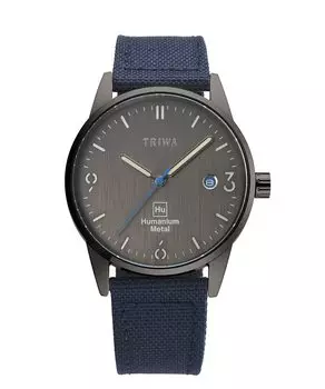 Часы TRIWA мужские и женские (унисекс) HUMANIUM TIME FOR PIECE HU39GB-CL080701 Ремень из переработанного холста, обычный импорт, Швеция, скандинавский дизайн