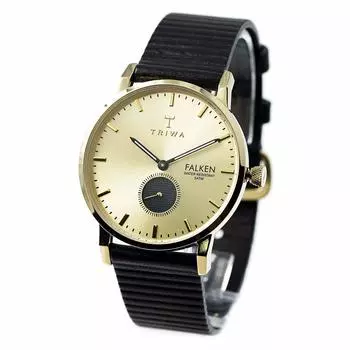Часы TRIWA унисекс Falken FALKEN [TRIWA] FAST107.WC010117 мужские женские черные/золотые [Товар]