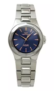 Часы Tungsten T9B86CN Серебристые [Technos] Мужские синий