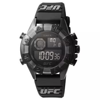Часы UFC Kick Digital Quartz 10 ATM Waterproof Mineral Glass TW2V87000 Black [TIMEX] 51.5mm Mens [Товар]