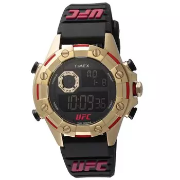 Часы UFC Kick Digital Quartz 10 ATM Waterproof Mineral Glass 51mm TW2V86600 Black [TIMEX] Mens [Item] чёрный