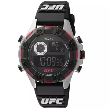 Часы UFC Kick Digital Quartz 10 ATM Waterproof Mineral Glass TW2V86700 Black [TIMEX] 51.5mm Mens [Товар] чёрный