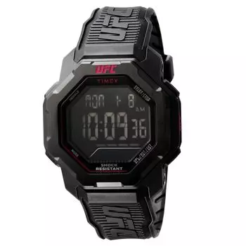 Часы UFC Knockout Digital Quartz 10 ATM Water Resistant Acrylic TW2V88100 Black [TIMEX] 49.5mm Mens [Товар] чёрный