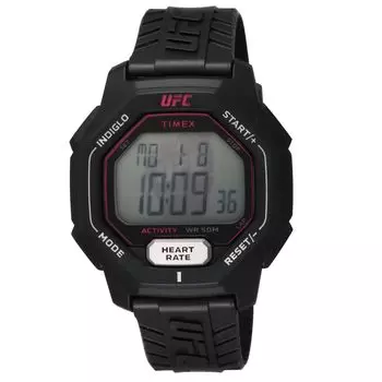 Часы UFC Spark Digital Quartz 50M Waterproof Acrylic 46mm TW2V83800 Black [TIMEX] Мужские [Товар] чёрный