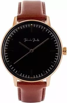 Часы UHR SCHWABING SUNRISE, сделано в Германии, Black Rose [Джейми Джейкобс] MIDNIGHT, (корпус циферблата Золотой)