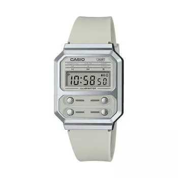 Часы унисекс Casio F100 TRIBUTE — КРЕМОВЫЙ БЕЛЫЙ ( 40 мм)