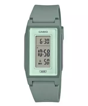 Часы унисекс Casio POP Digital с полимерным ремешком Кварцевые часы LF-10WH-3 зелёный