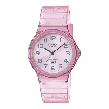 Часы унисекс Casio POP TRANSLUCID, розовые ( 35 мм)