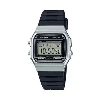 Часы унисекс Casio VINTAGE, черные (38мм)
