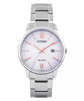 Часы унисекс Citizen Eco-Drive из нержавеющей стали с серебряным циферблатом BM6978-77A серебряный
