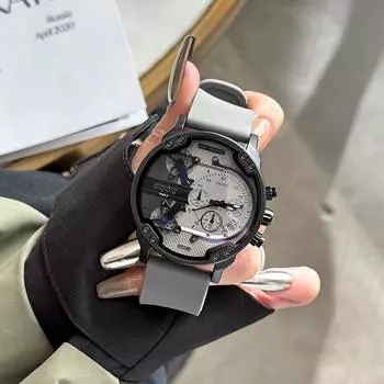 Часы унисекс кварцевые часы многофункциональные пятиконтактные силиконовые часы в горном стиле молодежные повседневные часы гендерно-нейтральные