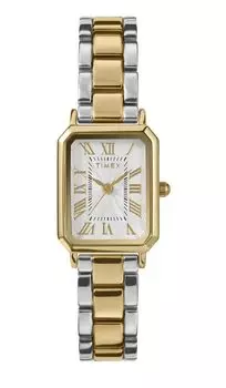 Часы унисекс Timex Dress TW2Y01300 кварцевые 30M водонепроницаемые минеральное стекло циферблат цвета слоновой кости сплав [TIMEX] [Товар] слоновая кость