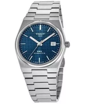 Часы унисекс Tissot PRX T-Classic Powermatic 80 с синим циферблатом T137.207.11.041.00 100M синий