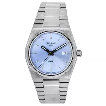 Часы унисекс Tissot T-Classic PRX из нержавеющей стали с голубым циферблатом T137.210.11.351.00 100M синий