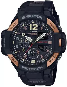Часы Vintage Black Gold Gravity Master Black [Casio] G-Shock & GA-1100RG-1AJF