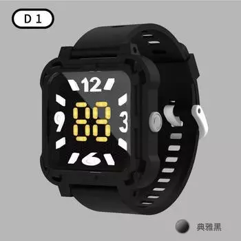 Часы Vogue Watch Square Electronic Sports Student Новые уличные 3D D1 LED