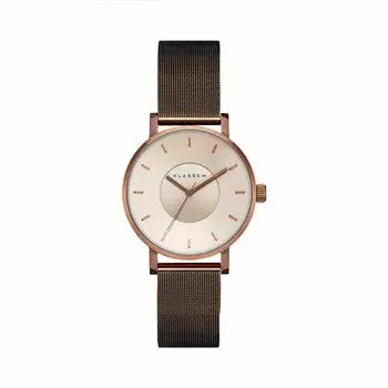 Часы VOLARE VINTAGE GOLD Mesh VO18VG002W подлинные импортные коричневые [класс четырнадцать] женские