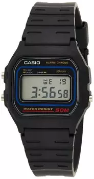 Часы W59-1V Casio CASIO Дешевый Casio Chipkashi Черный Цифровой Стандартный