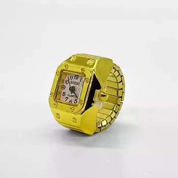 Часы в стиле панк-римский кварц, цинковый сплав, кольцо для часов, хип-хоп, ювелирные изделия, часы для женщин pink-square