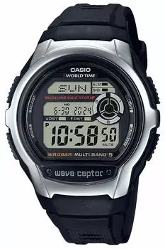 Часы Wave Ceptor с радиоприемником Super Illuminator Тип яркости LED Черный [Casio] [] (Высокий свет) WV-M60R-1AJF Мужской серебряный