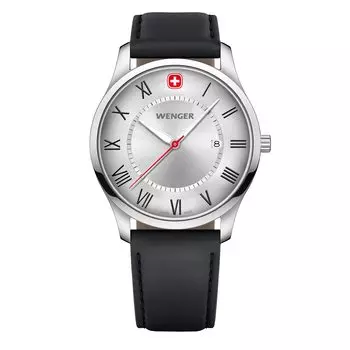Часы WENGER CITY CLASSIC Подарочные кварцевые [Wenger] 01.1441.139 [] серебряный