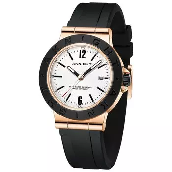 Часы водонепроницаемые аналоговые кварцевые хронограф модные деловые классические часы автоматические дата светящиеся часы [AKNIGHT] мужские часы, часы, часы, мужские