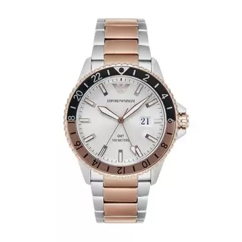 Часы WORLD EXPLORER AR11591 Серебро Розовое Золото [Emporio Armani] Мужские и