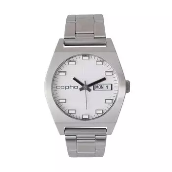 Часы Япония Ограниченная модель KULT сталь белый обычный импорт серебро [Kopha] мужской циферблат: Белый/Пояс: