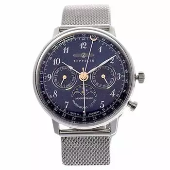 Часы Zeppelin 7037M3 Quartz Navy Silver Navy [Женские] [Товар]
