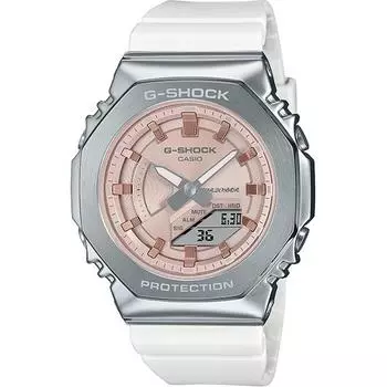 Часы женские CASIO G-SHOCK GM-S2100WS-7AJF [G-SHOCK PRECIOUS HEART SELECTION] круглые белые
