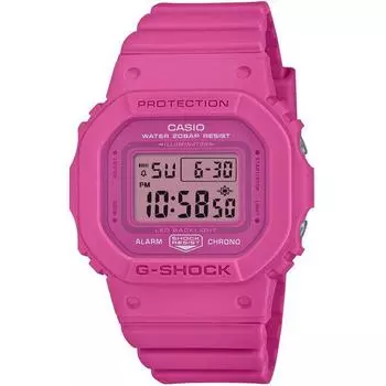 Часы женские CASIO G-SHOCK GMD-S5610PK-4JR [модель G-SHOCK Pink Ribbon] квадратные розовые аналоговые
