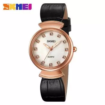 Часы женские классические винтажные Moment Beauty с водонепроницаемостью 30 м, женские кварцевые часы с дополнительным циферблатом и кожаным ремешком с бриллиантами