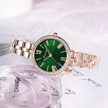 Часы женские Niche Roman Simple Temperament стальной браслет кварцевые стразы женские часы модель