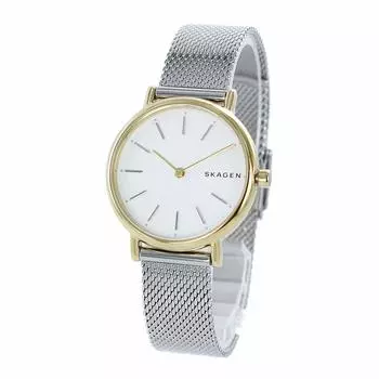 Часы женские SKAGEN SKW2729 Signature SIGNATUR кварцевые белые серебристые [Товар]