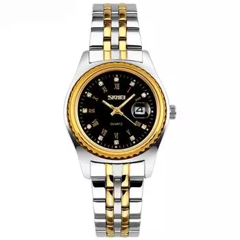 Часы Золотые Серебряные Водонепроницаемые Деловые Классические Наручные Часы Женские Аналоговые Кварцевые Брендовые Стильные Повседневные Простые Часы Дата Роскошные Подарочные Часы