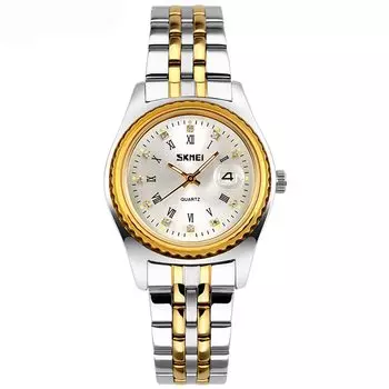 Часы Золотые Серебряные Водонепроницаемые Деловые Классические Наручные Часы Женские Аналоговые Кварцевые Брендовые Стильные Повседневные Простые Часы Дата Роскошные Подарочные Часы